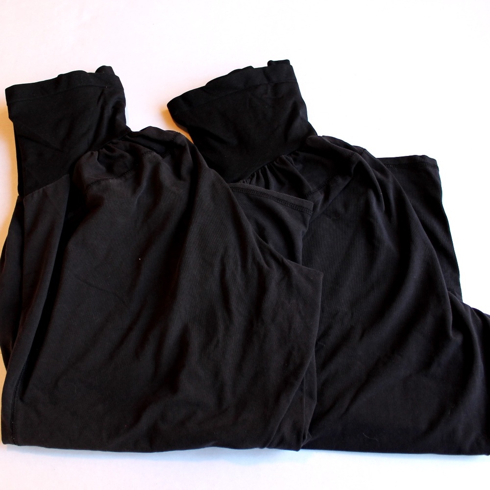 Motherhood Maternity Yoga Capris Set 2X